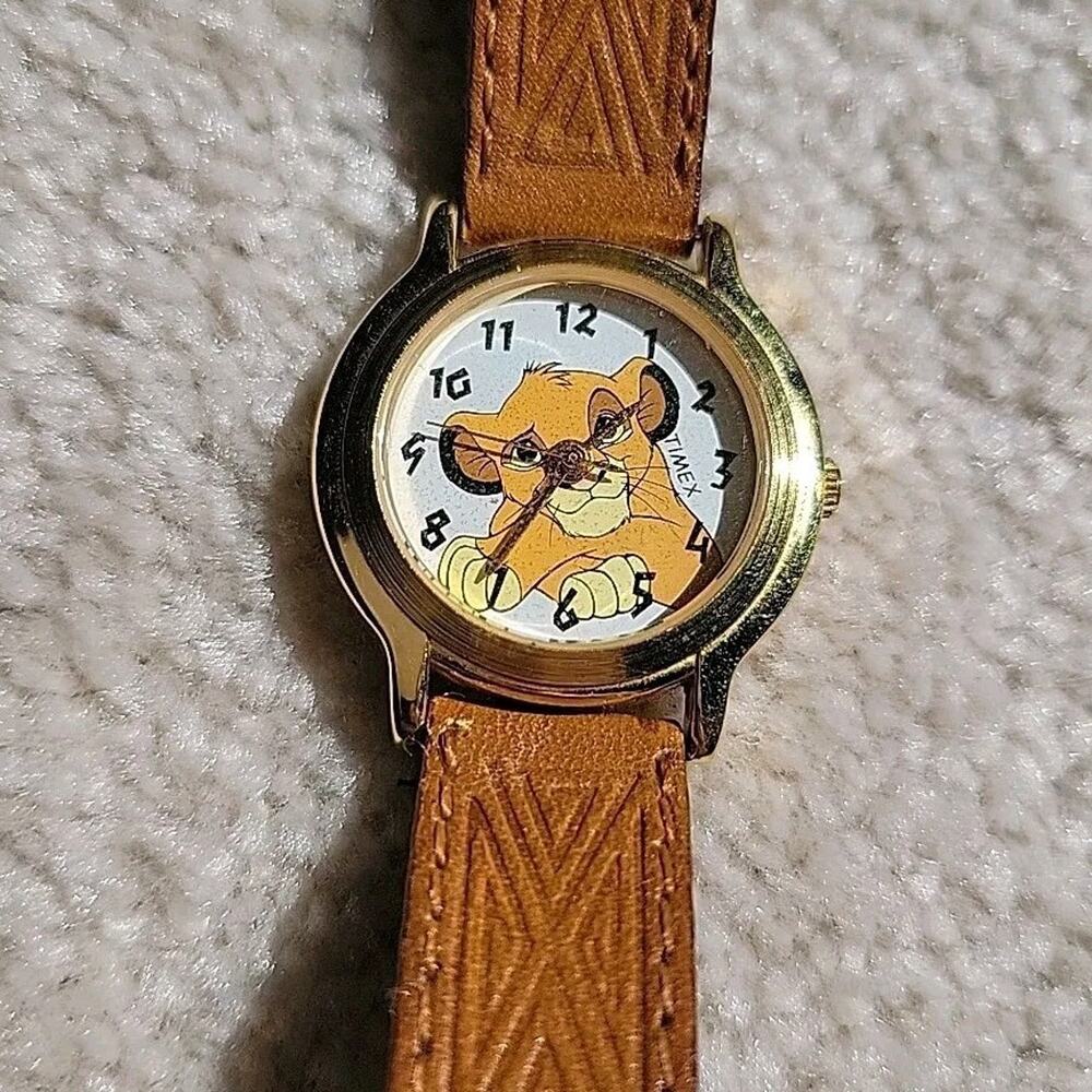Disney Timex Watch 1994 LION KING SIMBA LIMITED EDITION 1 OF 15,000 LeatherBand